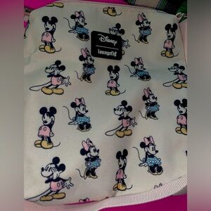 Disney Loungefly Minnie and Mickey crossbody bag